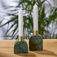 Stabkerzenhalter Marmor grün 8 cm keine Marke