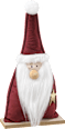 Samtaufsteller Weihnachtsmann Dekorieren & Einrichten