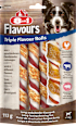 Hundeleckerli triple flavour Rolls 8in1