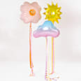 Folienballon, Blume, rosa RICO DESIGN