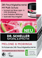 Schützende Feuchtigkeitscreme Melone & Moringa Dr. Scheller