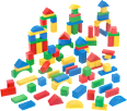 Holzbausteine bunt, 100 St Eichhorn