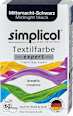 Textilfarbe expert Mitternacht- Schwarz Simplicol