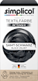 Textilfarbe Samt Schwarz Simplicol