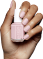 Nagellackset Fiji Rosé &  Haargummi Invisibobble Scrunchie Rosa essie
