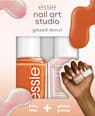 Nagellackset nail art studio glazed donut essie