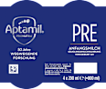 Anfangsmilch Pronutra Pre trinkfertig von Geburt an 4x200ml Aptamil
