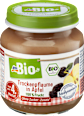 Früchte Trockenpflaume in Apfel nach dem 4. Monat, Demeter dmBio