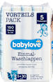 Einmal Waschlappen (5x30 St) babylove