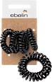 Haargummis Spirale klein schwarz ebelin