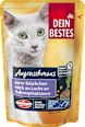 Nassfutter Katze mit Lachs & Rahmspinatsauce, Augenschmaus Dein Bestes