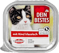 Nassfutter Katze mit Rind Dein Bestes