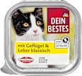Nassfutter Katze mit Geflügel & Leber klassisch Dein Bestes