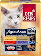 Nassfutter Katze reich an Huhn, Lachs, Rind & Truthahn in Sauce, Multipack (8x100 g) Dein Bestes
