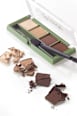 Paleta senčil za veke QUATTRO 37 Chocolate alverde NATURKOSMETIK