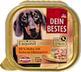 Nassfutter Hund mit Huhn, Exquisit Dein Bestes