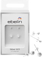 Srebrne kolczyki ebelin