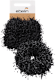 Wuschel-Haargummis Schwarz ebelin