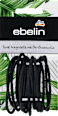 Elastici per capelli neri in cotone bio ebelin