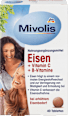 Eisen + Vitamin C + B-Vitamine, Tabletten, 40 St. Mivolis