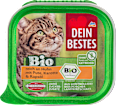 Karma mokra dla kotów kurczak i indyk, Bio Dein Bestes