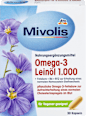 Omega-3 Leinöl 1.000, Kapseln 30 St. Mivolis