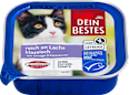 Nassfutter Katze reich an Lachs klassisch Dein Bestes