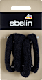 Elastici per capelli neri in spugna ebelin