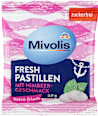 pastilky s malinovou příchutí  Mivolis