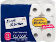 Toilettenpapier 3-lagig Vorratspackung Sanft&Sicher