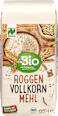 Roggenmehl Vollkorn dmBio
