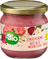 Vegetariánska nátierka s červenou repou a chrenom dmBio