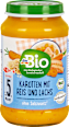 bio příkrm mrkev, rýže & losos dmBio