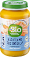Menü Karotten mit Reis und Lachs ab dem 5. Monat dmBio
