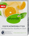 Feste Körperbutter mit Mandarine-Basilikum-Duft alverde NATURKOSMETIK