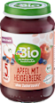 Früchte Apfel mit Heidelbeere ab dem 5. Monat dmBio