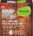 Żel pod prysznic 4w1 w kostce Rough Nature alverde MEN