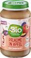Früchte Pflaume in Apfel ab dem 5. Monat dmBio