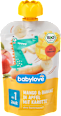 Плодово пюре манго, банан и ябълка с моркови, 1+г babylove