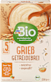 Getreidebrei Bio Grieß ab dem 5. Monat dmBio