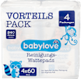 Reinigungs-Wattepads 4x60 St babylove