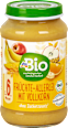 Bio sadni pripravek iz jabolk, banan in manga s polnozrnatimi žitnimi kosmiči dmBio
