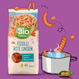 Nudeln, Fusilli aus roten Linsen dmBio