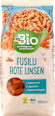 Nudeln, Fusilli aus roten Linsen dmBio