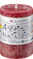 Rustikkerze bordeaux 80/58 Profissimo