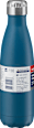 Edelstahl Trinkflasche 500ml blau Profissimo