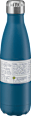 Edelstahl Trinkflasche 500ml blau Profissimo
