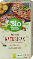 Veganes Hacksteak aus Weizen- & Sojaeiweiß dmBio