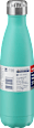 Edelstahl Trinkflasche 500ml türkis Profissimo