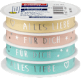Geschenkband Alles Liebe / Für Dich Profissimo